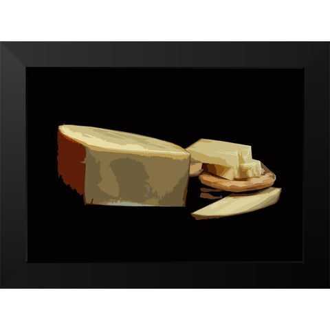 And Cheese I Black Modern Wood Framed Art Print by Mack