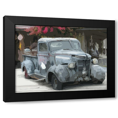 Relic Black Modern Wood Framed Art Print with Double Matting by Mack