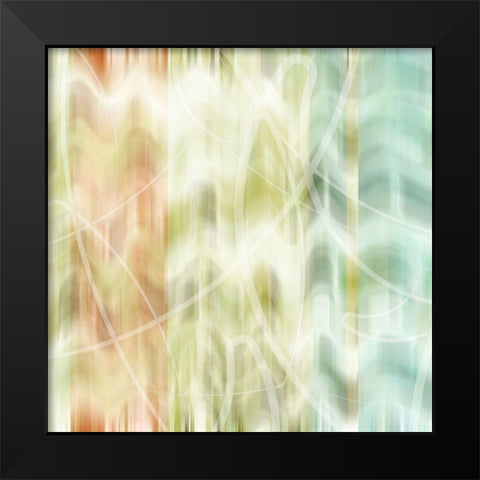 Blends I Black Modern Wood Framed Art Print by King