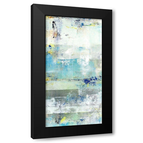 Painted Coast II Black Modern Wood Framed Art Print by King