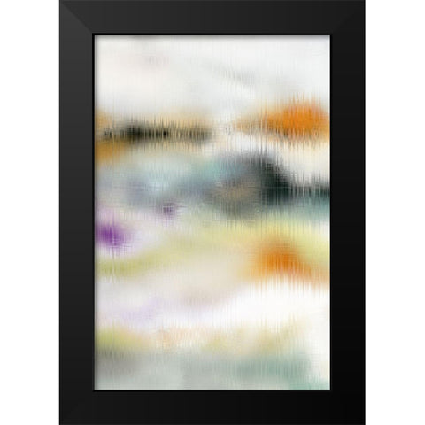 Blurred Lines II Black Modern Wood Framed Art Print by King