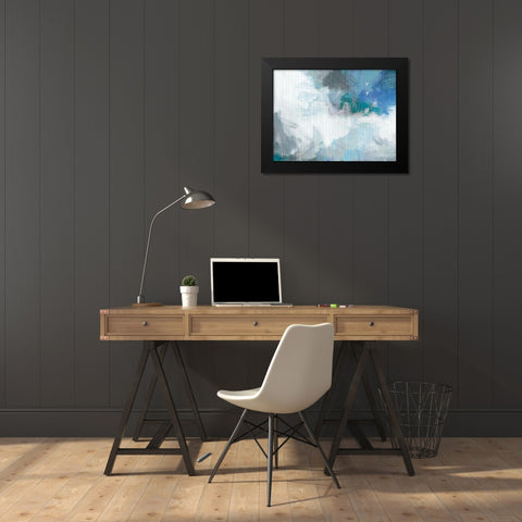 Urban Cool Black Modern Wood Framed Art Print by King