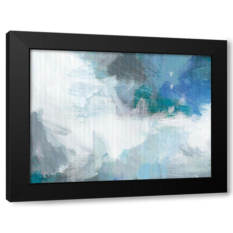 Urban Cool Black Modern Wood Framed Art Print with Double Matting by King