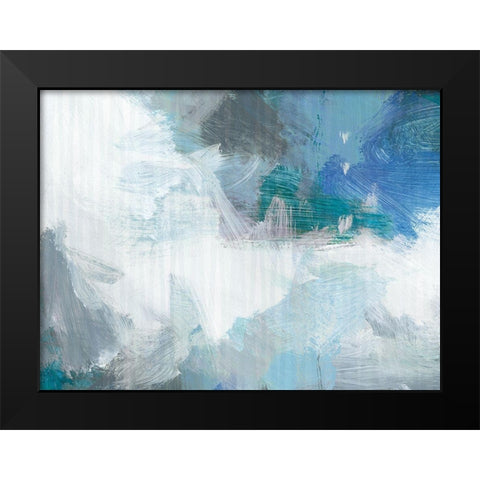 Urban Cool Black Modern Wood Framed Art Print by King