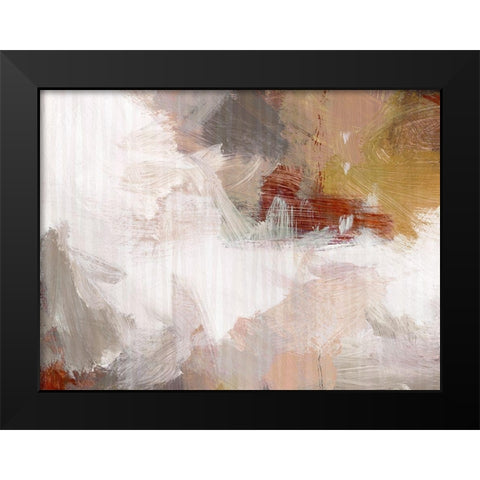 Urban Fall Black Modern Wood Framed Art Print by King