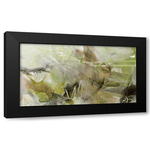 Xpress I Black Modern Wood Framed Art Print with Double Matting by King