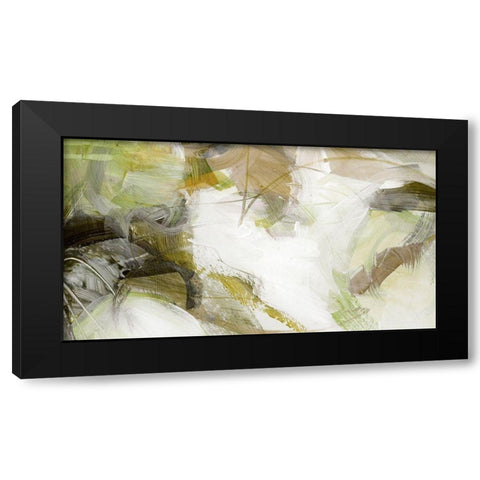 Xpress II Black Modern Wood Framed Art Print with Double Matting by King