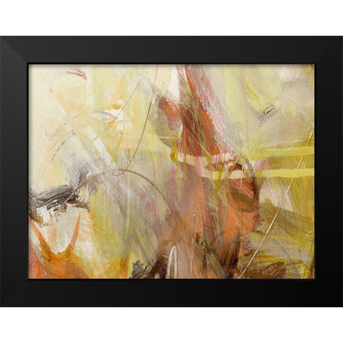 Xpress Rust Black Modern Wood Framed Art Print by King