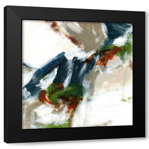 Movement I Black Modern Wood Framed Art Print by King