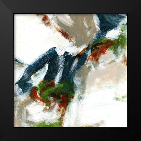 Movement I Black Modern Wood Framed Art Print by King