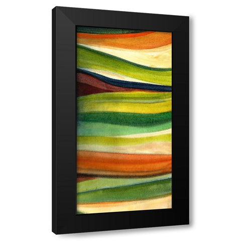 River Earth I Black Modern Wood Framed Art Print by King