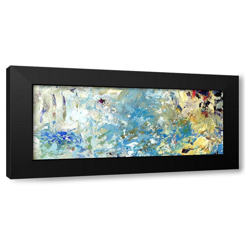 Connective I Black Modern Wood Framed Art Print by King