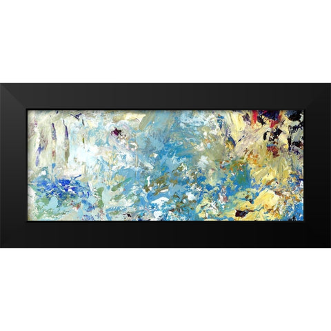 Connective I Black Modern Wood Framed Art Print by King