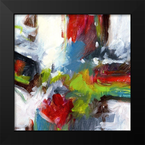 Urban II Black Modern Wood Framed Art Print by King