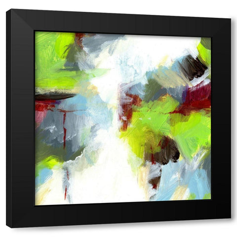 Urban III Black Modern Wood Framed Art Print by King