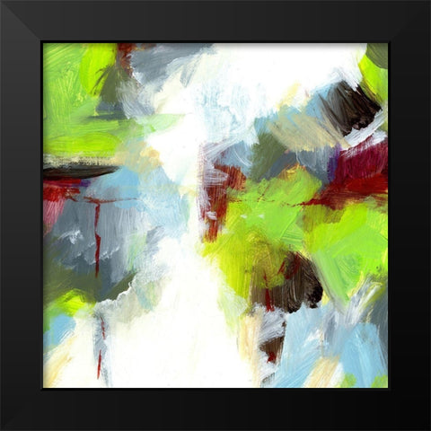 Urban III Black Modern Wood Framed Art Print by King