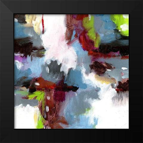 Urban IV Black Modern Wood Framed Art Print by King