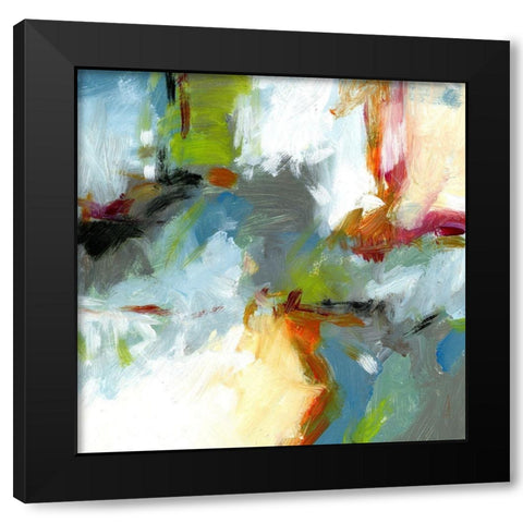 Urban VI Black Modern Wood Framed Art Print with Double Matting by King