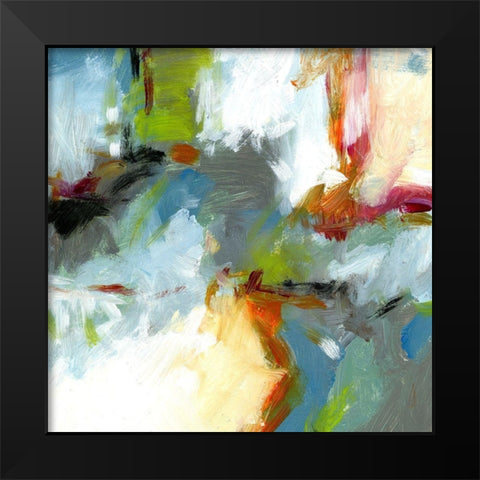 Urban VI Black Modern Wood Framed Art Print by King
