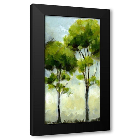 Tree II Black Modern Wood Framed Art Print with Double Matting by King
