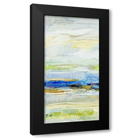 Blue Ridge I Black Modern Wood Framed Art Print by King