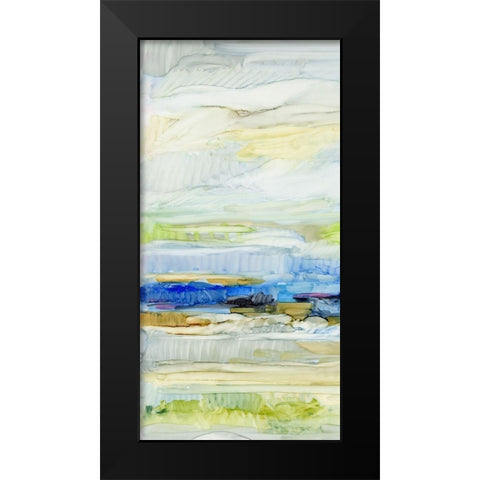 Blue Ridge I Black Modern Wood Framed Art Print by King
