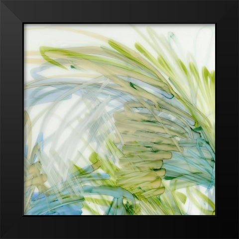 Palm Gesture I Black Modern Wood Framed Art Print by King
