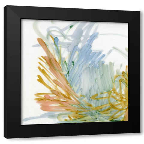 Palm Gesture III Black Modern Wood Framed Art Print with Double Matting by King