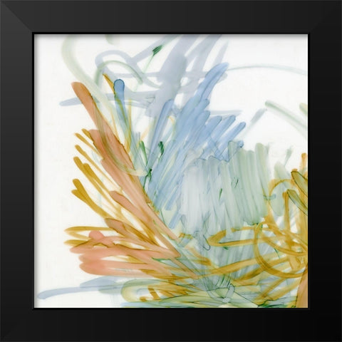 Palm Gesture III Black Modern Wood Framed Art Print by King