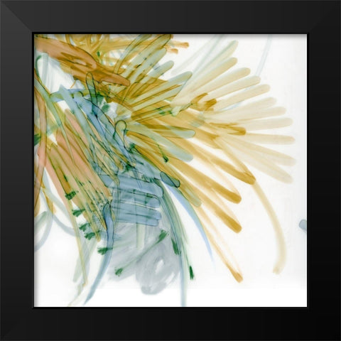 Palm Gesture IV Black Modern Wood Framed Art Print by King