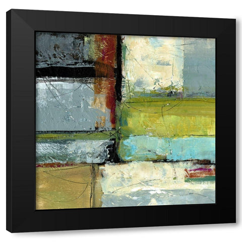 Varieties III Black Modern Wood Framed Art Print with Double Matting by King