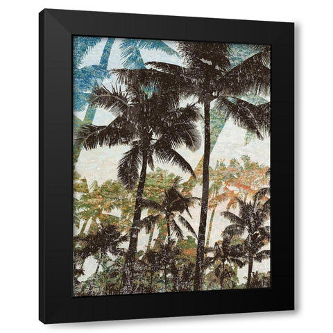 Coastal Shadows I Black Modern Wood Framed Art Print with Double Matting by Nola