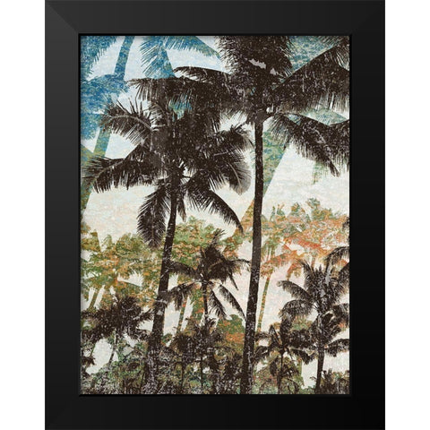Coastal Shadows I Black Modern Wood Framed Art Print by Nola