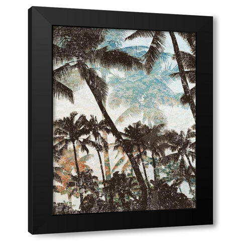 Coastal Shadows II Black Modern Wood Framed Art Print by Nola