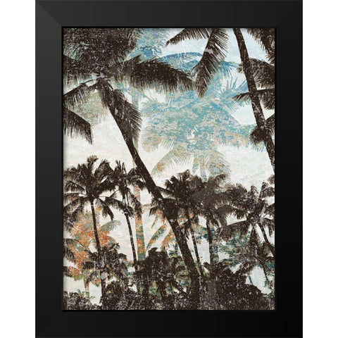Coastal Shadows II Black Modern Wood Framed Art Print by Nola