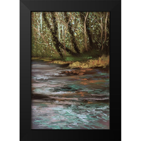 Spring Break I Black Modern Wood Framed Art Print by Ricci