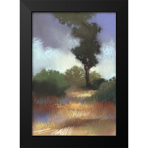 The Wilds II Black Modern Wood Framed Art Print by Ricci