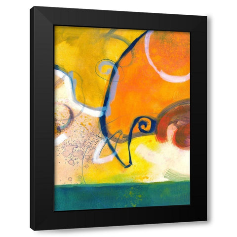 Fruit Salad II Black Modern Wood Framed Art Print with Double Matting by Scott