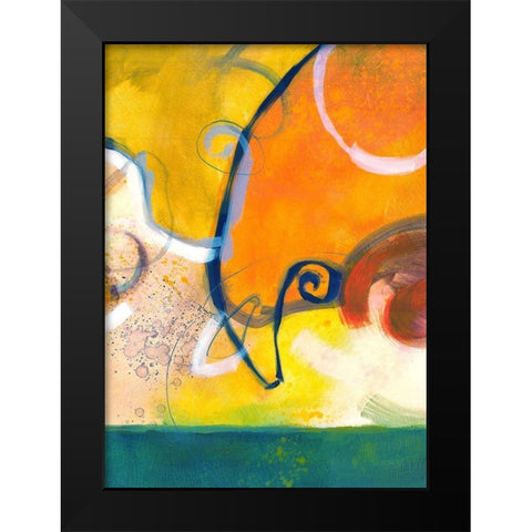 Fruit Salad II Black Modern Wood Framed Art Print by Scott