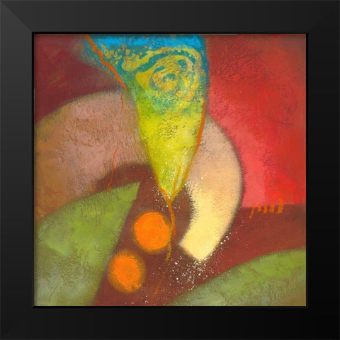 Night Bloom I Black Modern Wood Framed Art Print by Scott