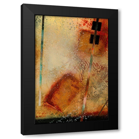 Aerial View Study I Black Modern Wood Framed Art Print with Double Matting by Scott