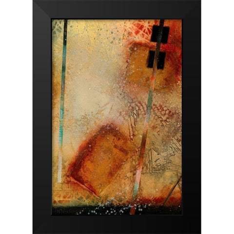 Aerial View Study I Black Modern Wood Framed Art Print by Scott