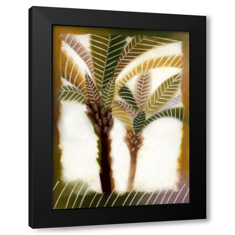 Bahama Breeze II Black Modern Wood Framed Art Print with Double Matting by Scott