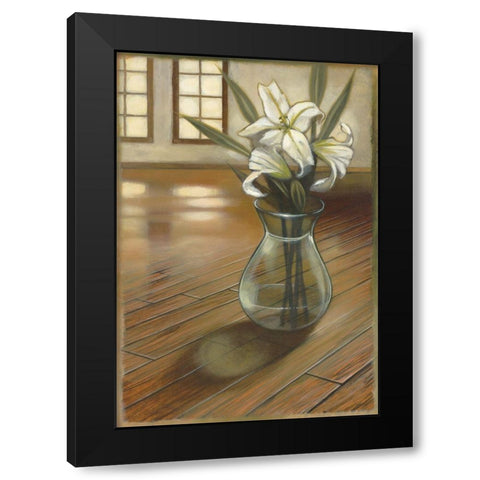 Good Night Black Modern Wood Framed Art Print by Scott