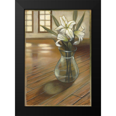 Good Night Black Modern Wood Framed Art Print by Scott