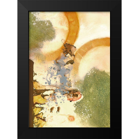 Ringmaster II Black Modern Wood Framed Art Print by Scott
