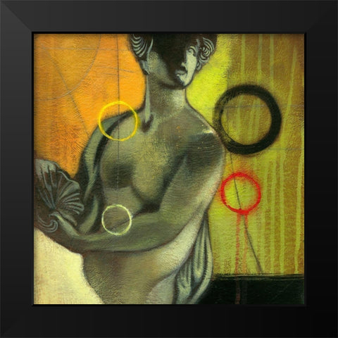 Romans II Black Modern Wood Framed Art Print by Scott
