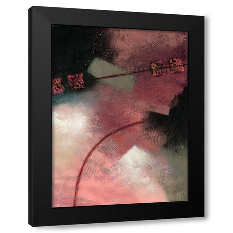 Southwind Black Modern Wood Framed Art Print with Double Matting by Scott