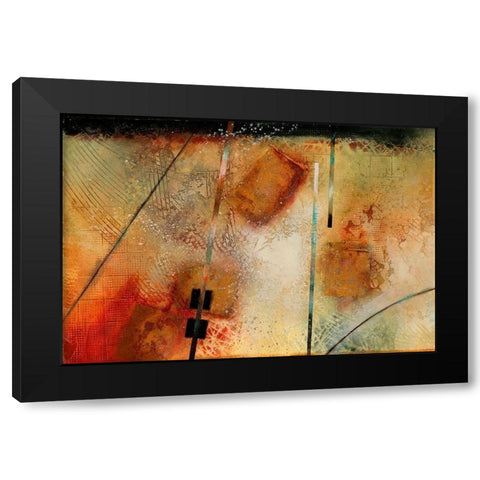 Aerial View Black Modern Wood Framed Art Print with Double Matting by Scott