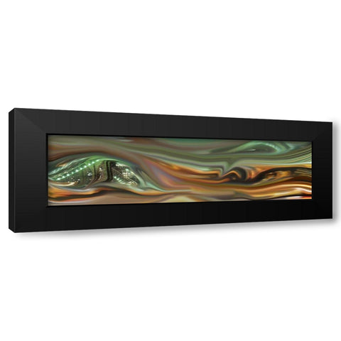 Urban Abstract II Black Modern Wood Framed Art Print by Tripp